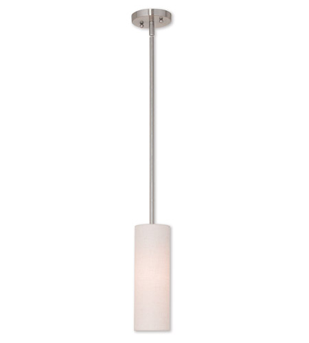 Brushed Nickel Livex Lighting 52130-91 Mini Pendant 