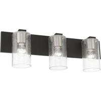 Livex Lighting 18473-04 Zurich 3 Light 24 inch Black with Brushed Nickel Accents Vanity Sconce Wall Light alternative photo thumbnail