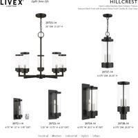 Livex Lighting 20725-14 Hillcrest 5 Light 26 inch Textured Black Outdoor Chandelier alternative photo thumbnail