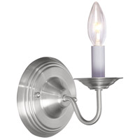 Livex Lighting 5017-91 Williamsburgh 1 Light 5 inch Brushed Nickel Wall Sconce Wall Light photo thumbnail