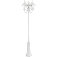 Livex Lighting 7866-13 Oxford 3 Light 87 inch Textured White Outdoor Post Light photo thumbnail
