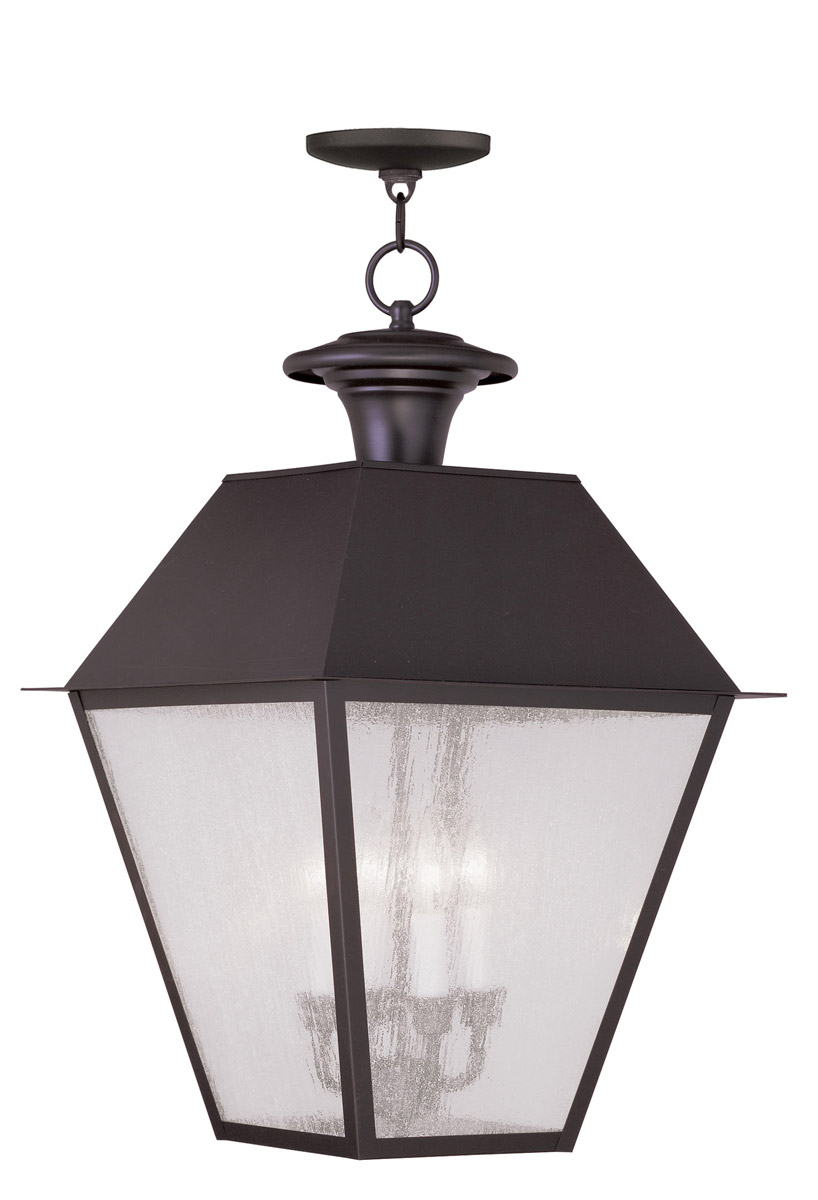 Livex Lighting 2174-07 Mansfield 4 Light 15 inch Bronze Extra Large Outdoor Pendant Lantern