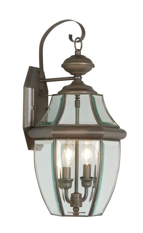 Livex Lighting 225107 Monterey 2 Light 2025 inch Bronze Medium Outdoor Wall Lantern
