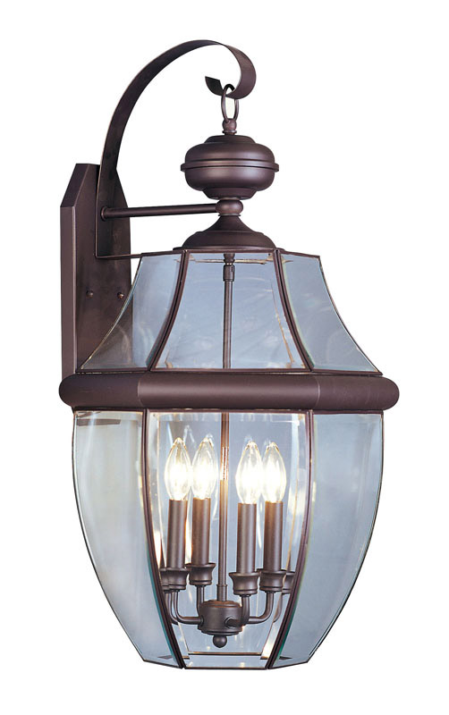 Livex Lighting 2356-07 Monterey 4 Light 30 inch Bronze Outdoor Wall Lantern