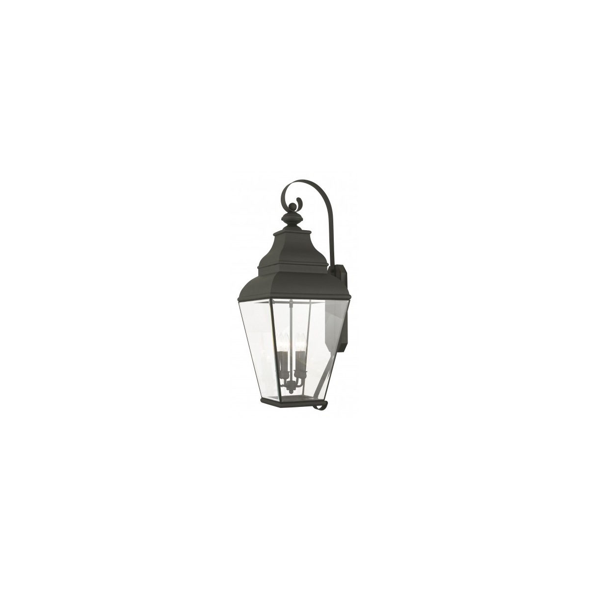 Livex Lighting 2596-04 Exeter 4 Light 37 inch Black Extra Large Outdoor Wall Lantern