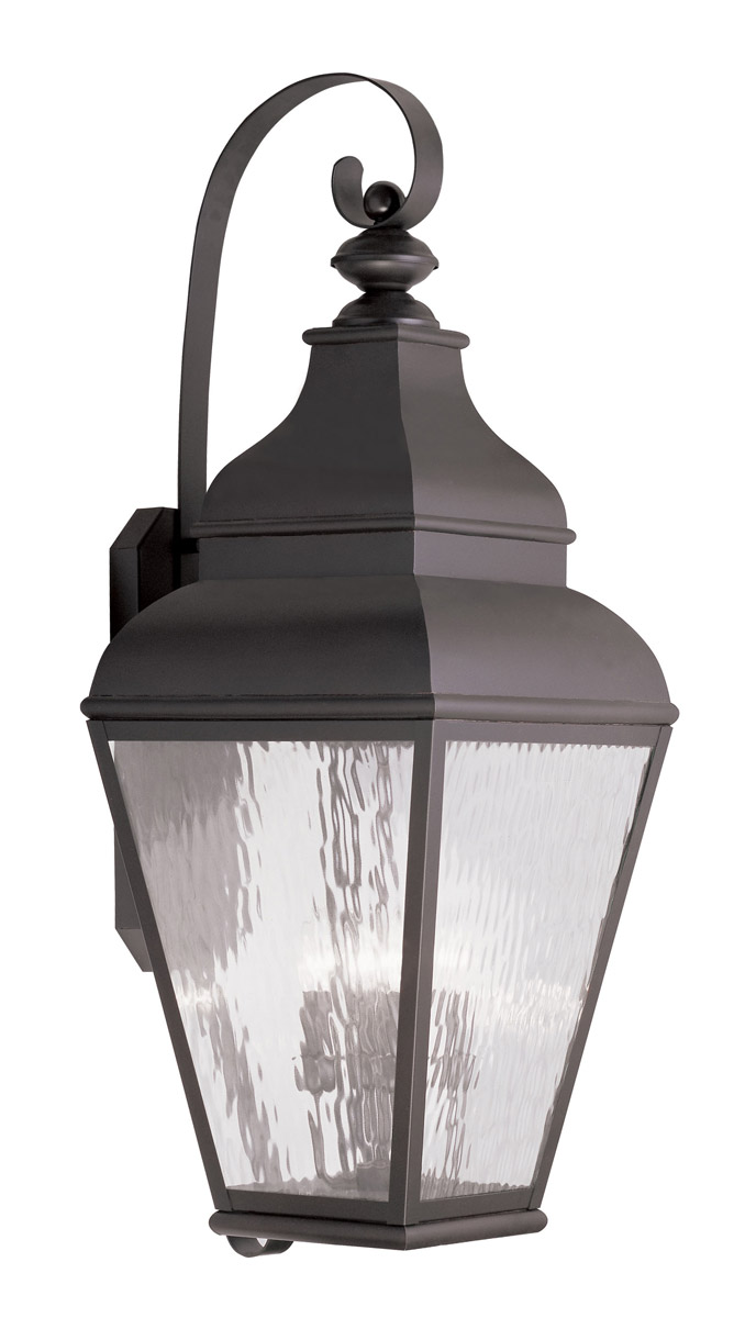 Livex Lighting 2607-07 Exeter 4 Light 37 inch Bronze Extra Large Outdoor Wall Lantern
