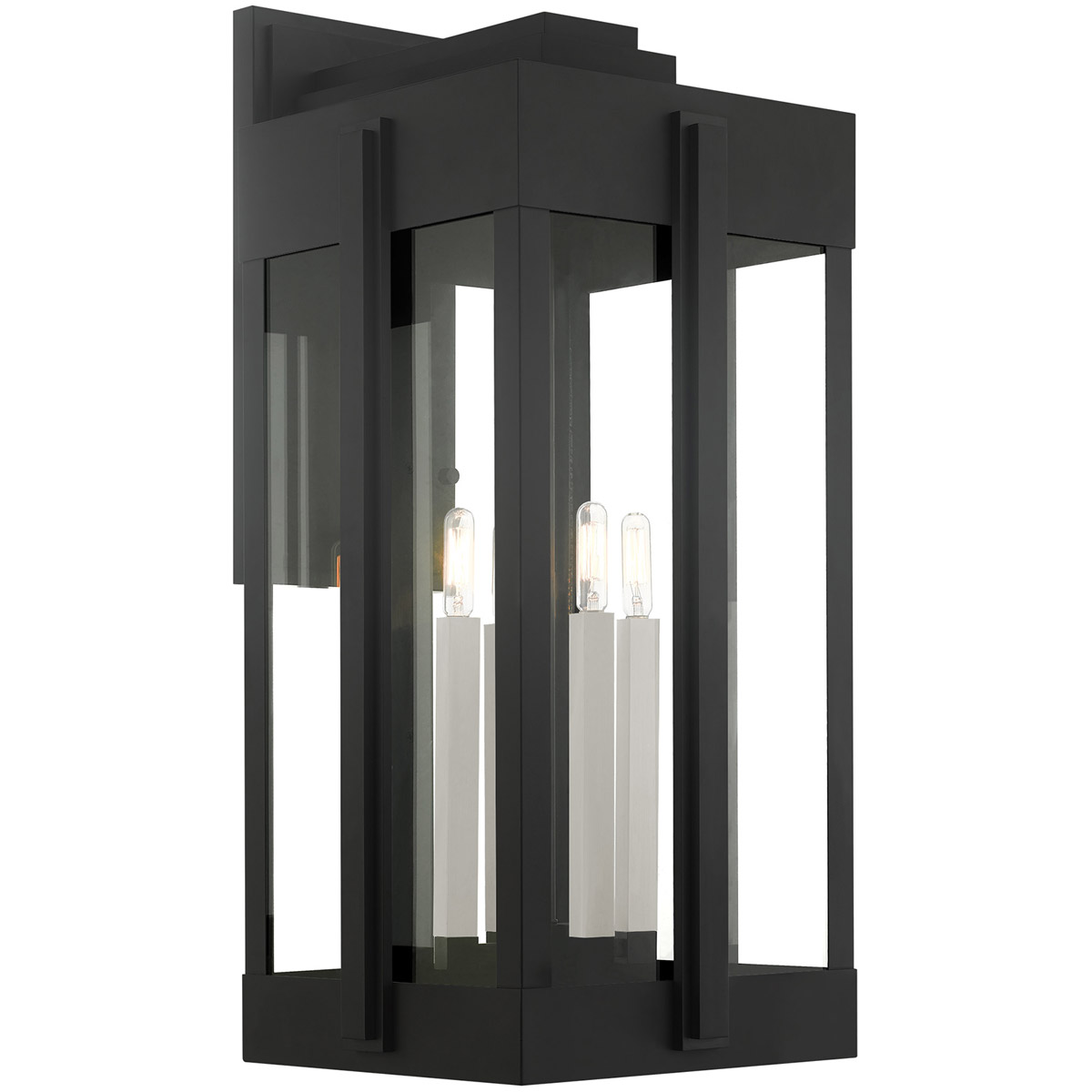 Livex Lighting 27716-04 Lexington 4 Light 29 inch Black Outdoor Wall Lantern
