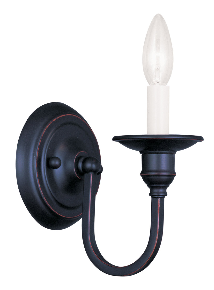 Livex Lighting 5141-67 Cranford 1 Light 5 inch Olde Bronze Wall Sconce Wall Light