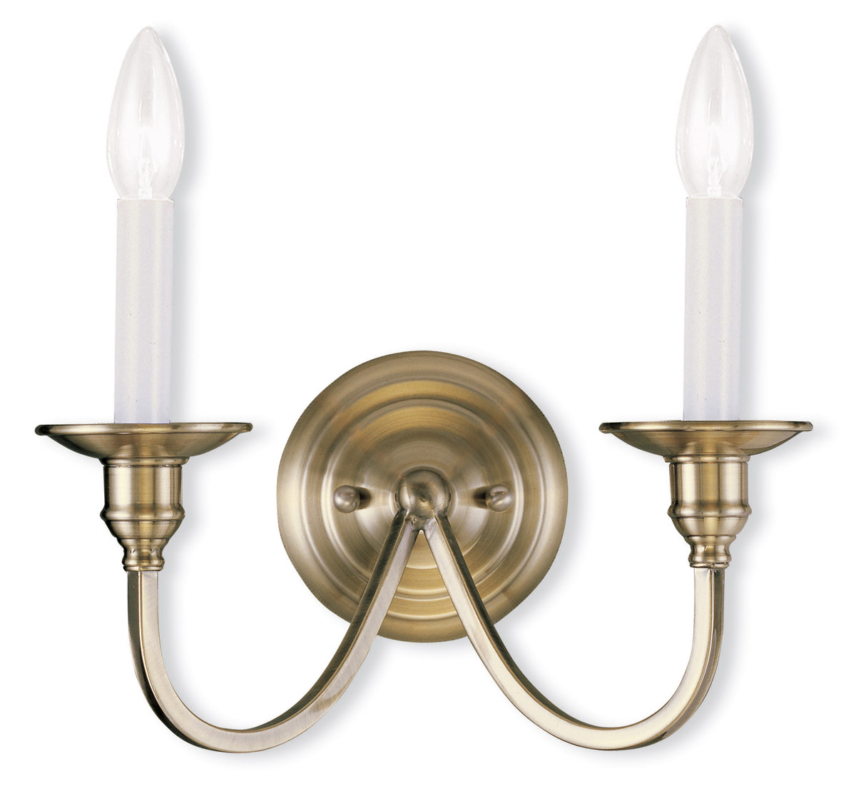 Livex Lighting 5142-01 Cranford 2 Light 13 inch Antique Brass Wall Sconce Wall Light