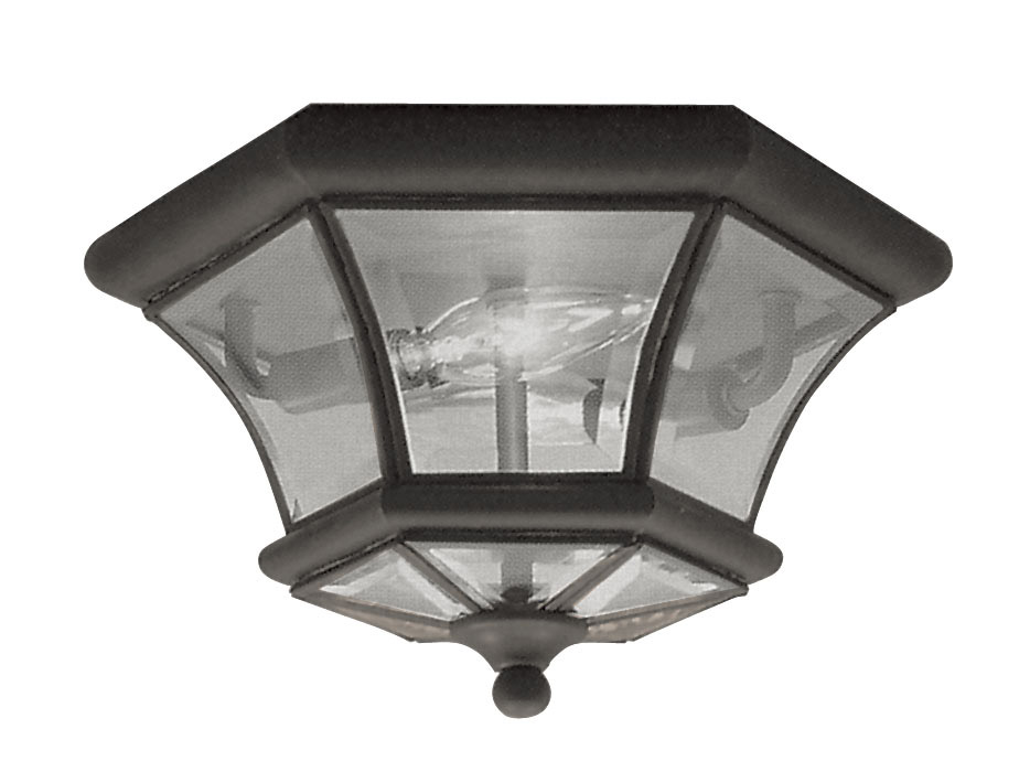 Livex Lighting 705207 Monterey 2 Light 105 inch Bronze Flush Mount Ceiling Light