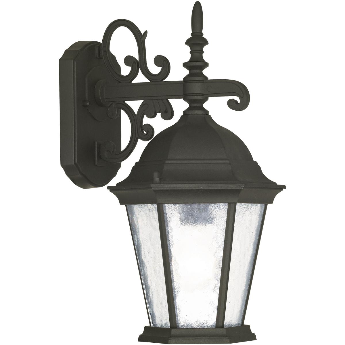 Livex Lighting 7546214 Hamilton 1 Light 1525 inch Textured Black Small Outdoor Wall Lantern