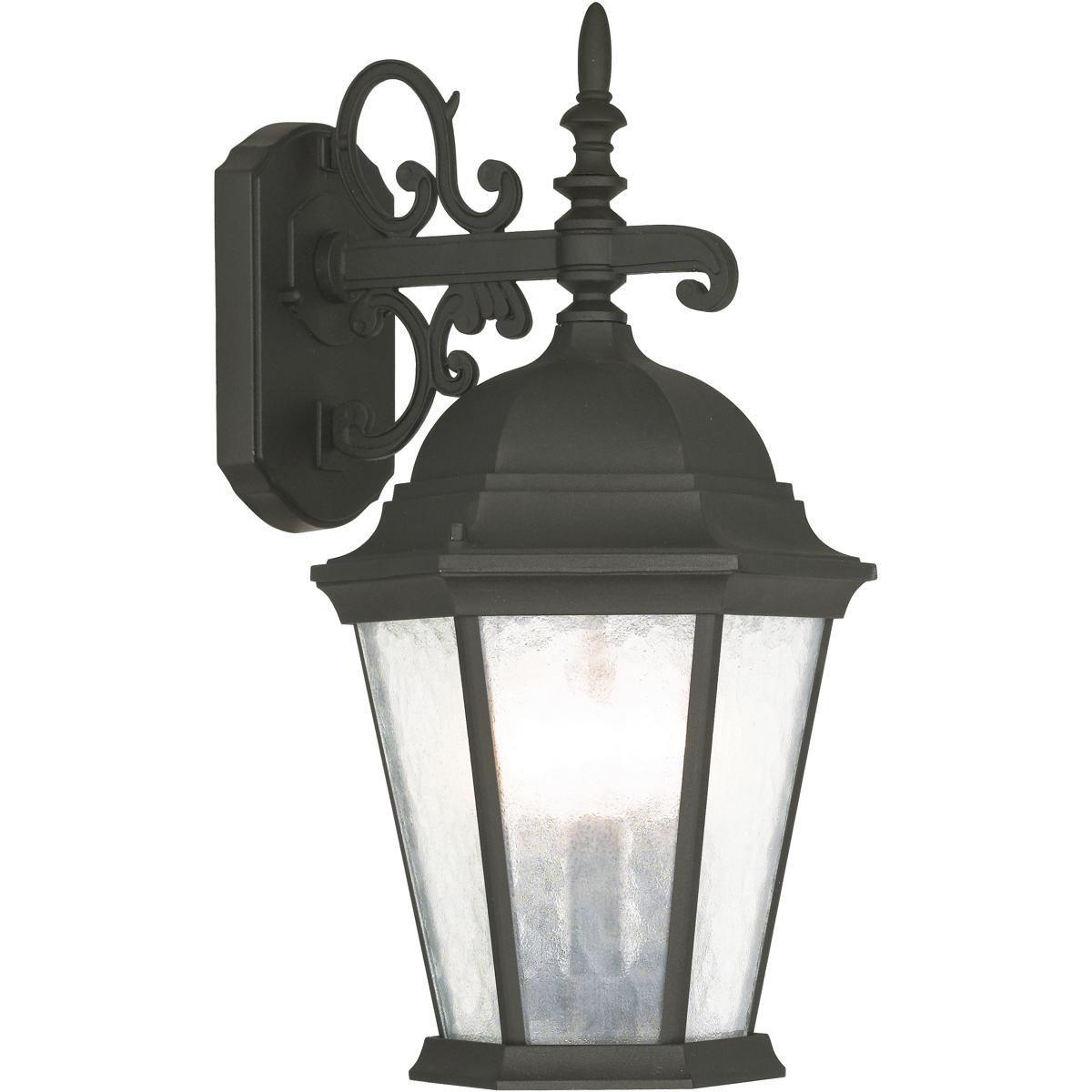 Livex Lighting 7546614 Hamilton 3 Light 185 inch Textured Black Medium Outdoor Wall Lantern