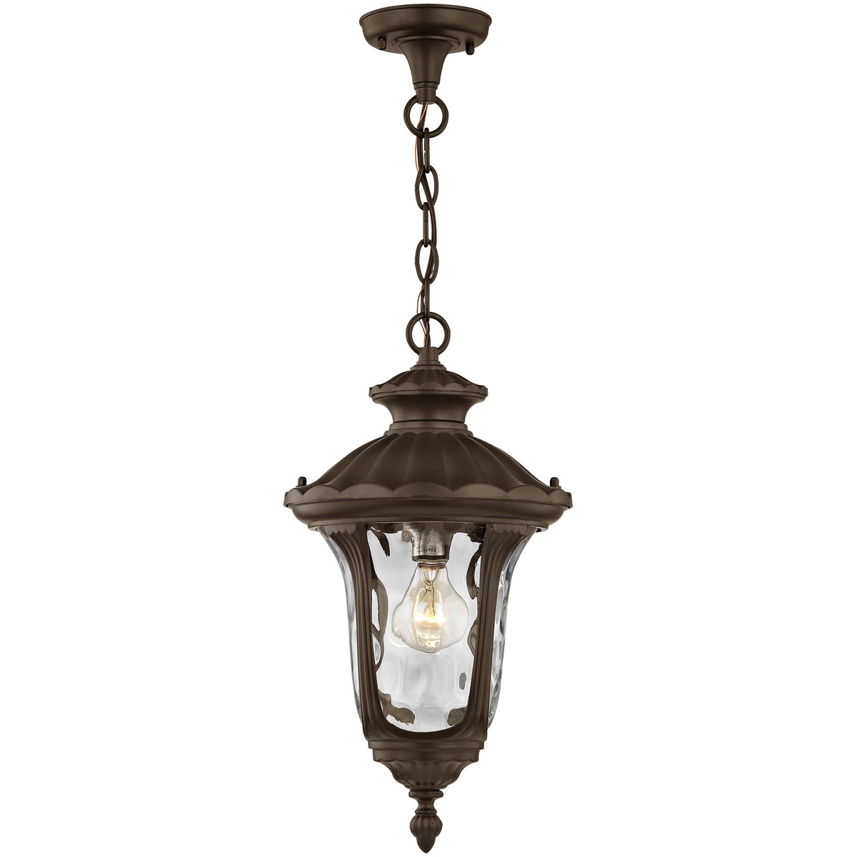 Livex 7854-07 Oxford 1 Light 10 inch Bronze Outdoor Hanging Lantern | eBay