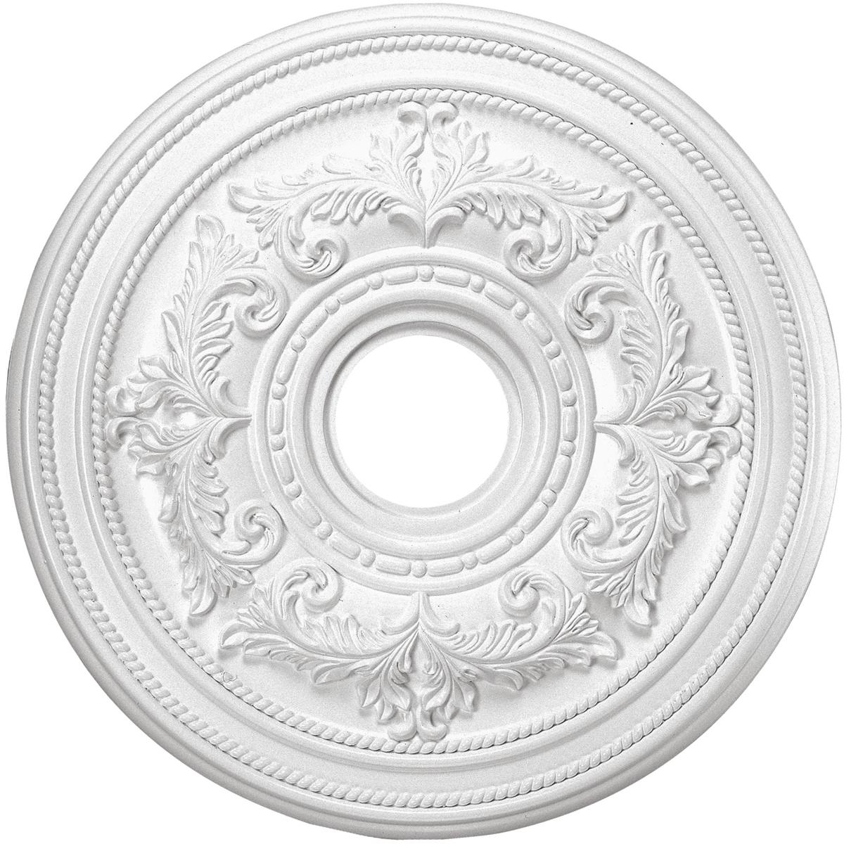 Livex Lighting 8200-03 Versailles Hand Applied White Ceiling Medallion
