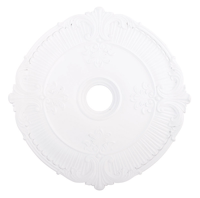 Livex Lighting 82034-03 Buckingham Hand Applied White Ceiling Medallion