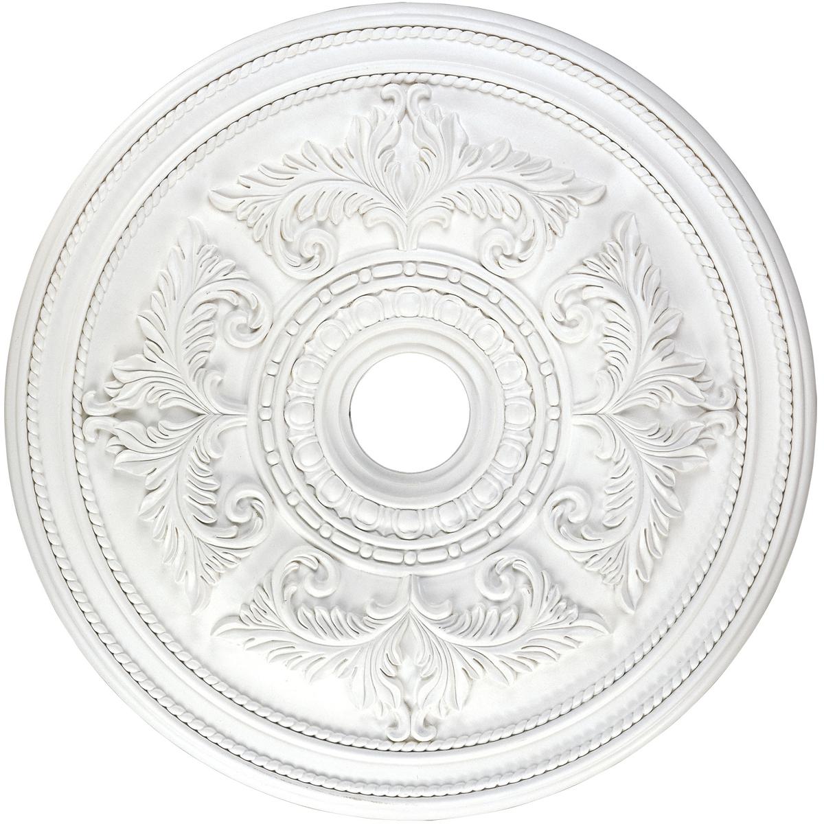 Livex Lighting 8210-03 Versailles Hand Applied White Ceiling Medallion