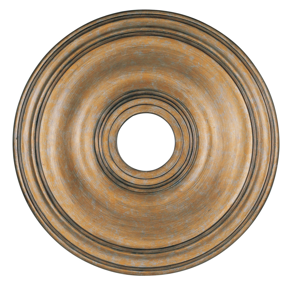 Livex Lighting 8219-48 Ceiling Medallions Hand Applied Antique Gold Leaf Ceiling Medallion