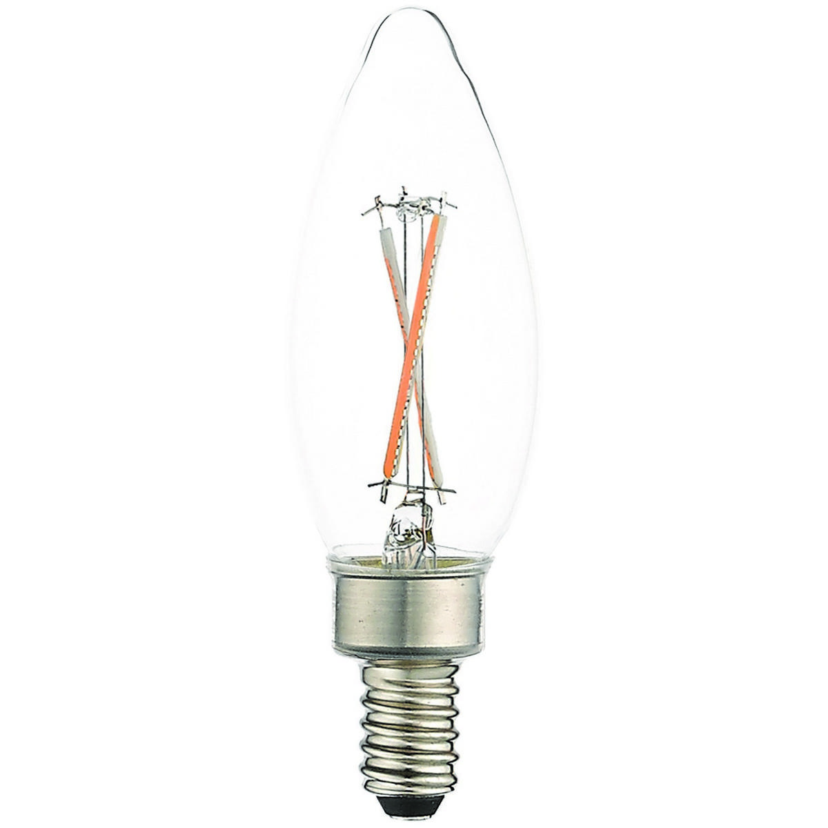 Livex Lighting 920212X60 Allison LED B10 Torpedo E12 Candelabra Base 2 watt 3000K Filament LED Bulb in 60, Pack of 60