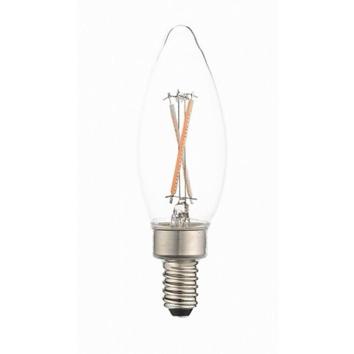 Livex Lighting 920213X60 Allison LED B10 Torpedo E12 Candelabra Base 2 watt 3000K Filament LED Bulb in 60, Pack of 60
