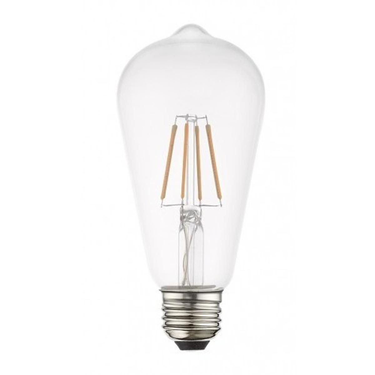 Livex Lighting 960401X10 Allison LED ST19 Edison E26 Medium Base 4 watt 2700K Filament LED Bulb in 10, Pack of 10