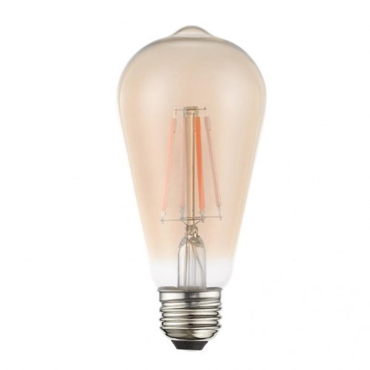 Livex Lighting 960421X10 Allison LED ST19 Edison E26 Medium Base 4 watt 2200K Filament LED Bulb in 10, Pack of 10