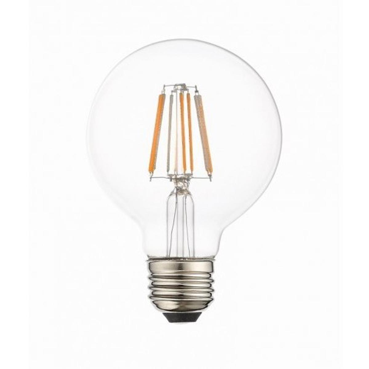 Livex Lighting 960812X60 Allison LED G25 Globe E26 Medium Base 8 watt 3000K Filament LED Bulb in 60, Pack of 60