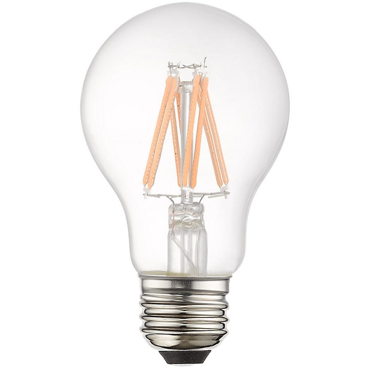 Livex Lighting 960816X10 Allison LED A19 Pear E26 Medium Base 7.70 watt 3000K Filament LED Bulbs, Pack of 10