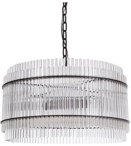 Mariana 422289 Swizzle Stick 4 Light 22 Inch Bronze Pendant Ceiling Light