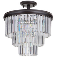 Mariana 672415 Art Deco 10 Light 25 Inch Bronze Chandelier Ceiling Light Large