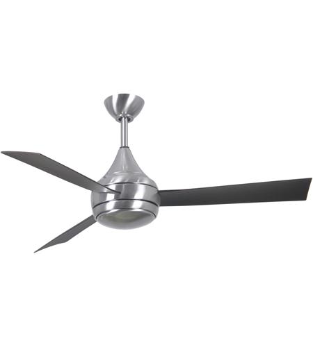 Matthews Fan Co Da Bs Bb Donaire 52 Inch Marine Grade Brushed Stainless Steel With Brushed Bronze Blades Indoor Outdoor Ceiling Paddle Fan