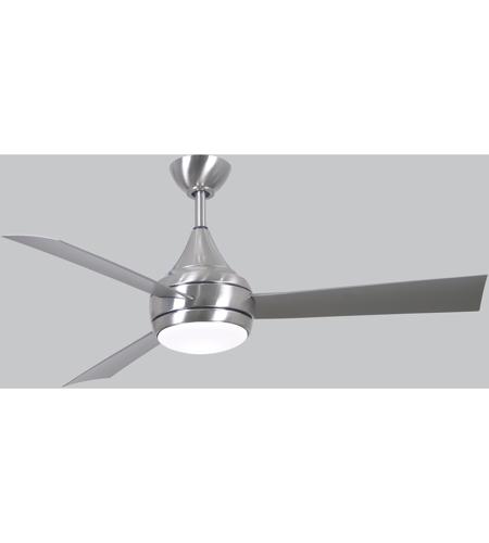 Donaire 52 Inch Marine Grade Brushed Stainless Steel Indoor Outdoor Ceiling Paddle Fan