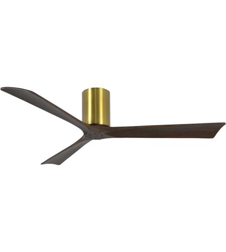 Matthews Fan Co Ir3h Brbr 60 Irene 60 Inch Matte Black With Walnut Tone Blades Ceiling Fan Atlas