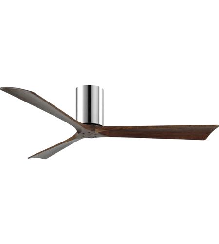 Matthews Fan Co Ir3h Cr 60 Irene 60 Inch Polished Chrome With Walnut Tone Blades Ceiling Fan Atlas