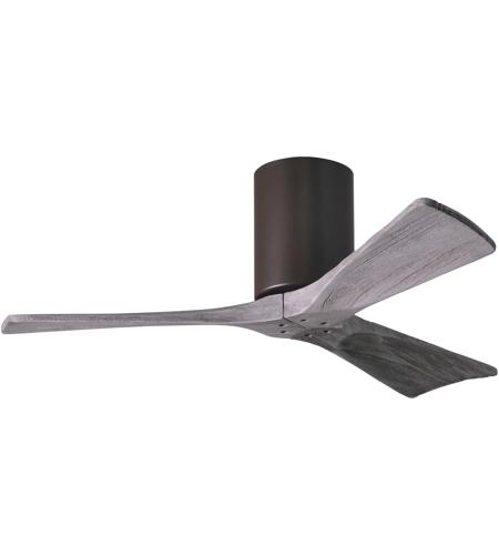 Irene 3h 42 Inch Textured Bronze With Barn Wood Tone Blades Indoor Outdoor Ceiling Paddle Fan Flush Mounted