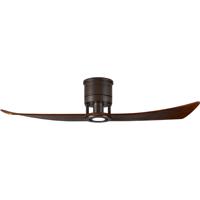 Matthews Fan Co LW-TB-WA Atlas Lindsay 52 inch Textured Bronze with Walnut Solid Wood Blades Indoor Ceiling Fan, Atlas