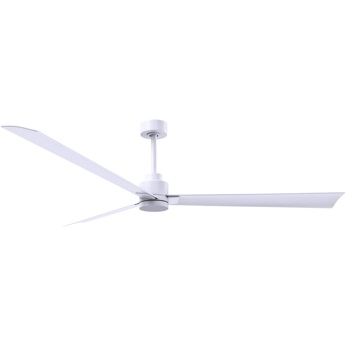 Matthews Fan Co AK-MWH-MWH-72 Atlas Alessandra 72 inch Matte White Ceiling Fan