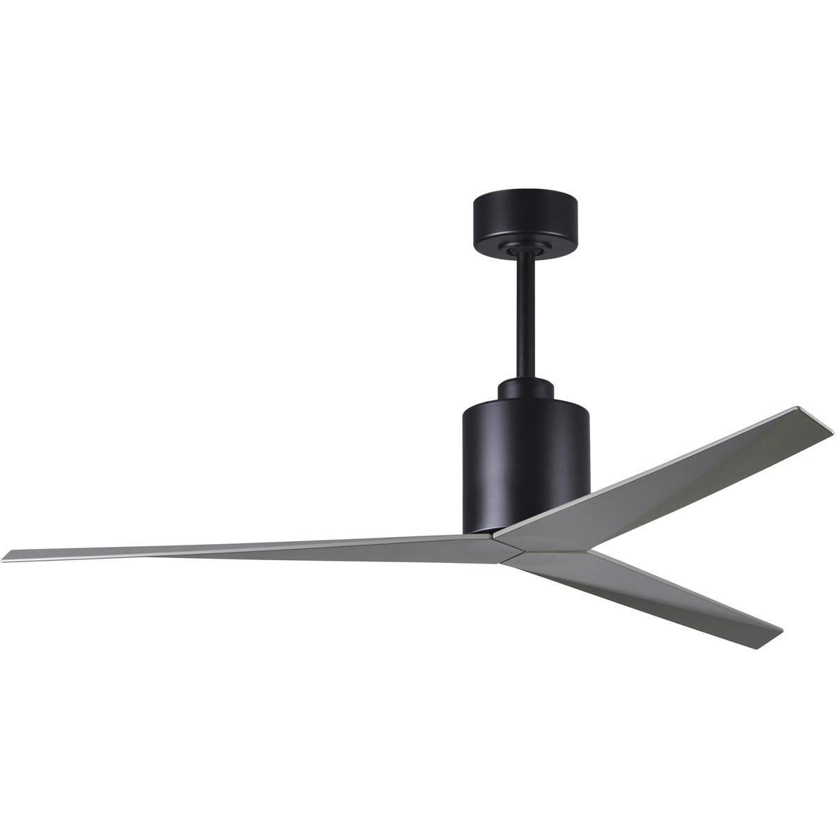 Matthews Fan Co EK-BK-BN Atlas Eliza 56 inch Matte Black with Brushed Nickel Blades Ceiling Fan
