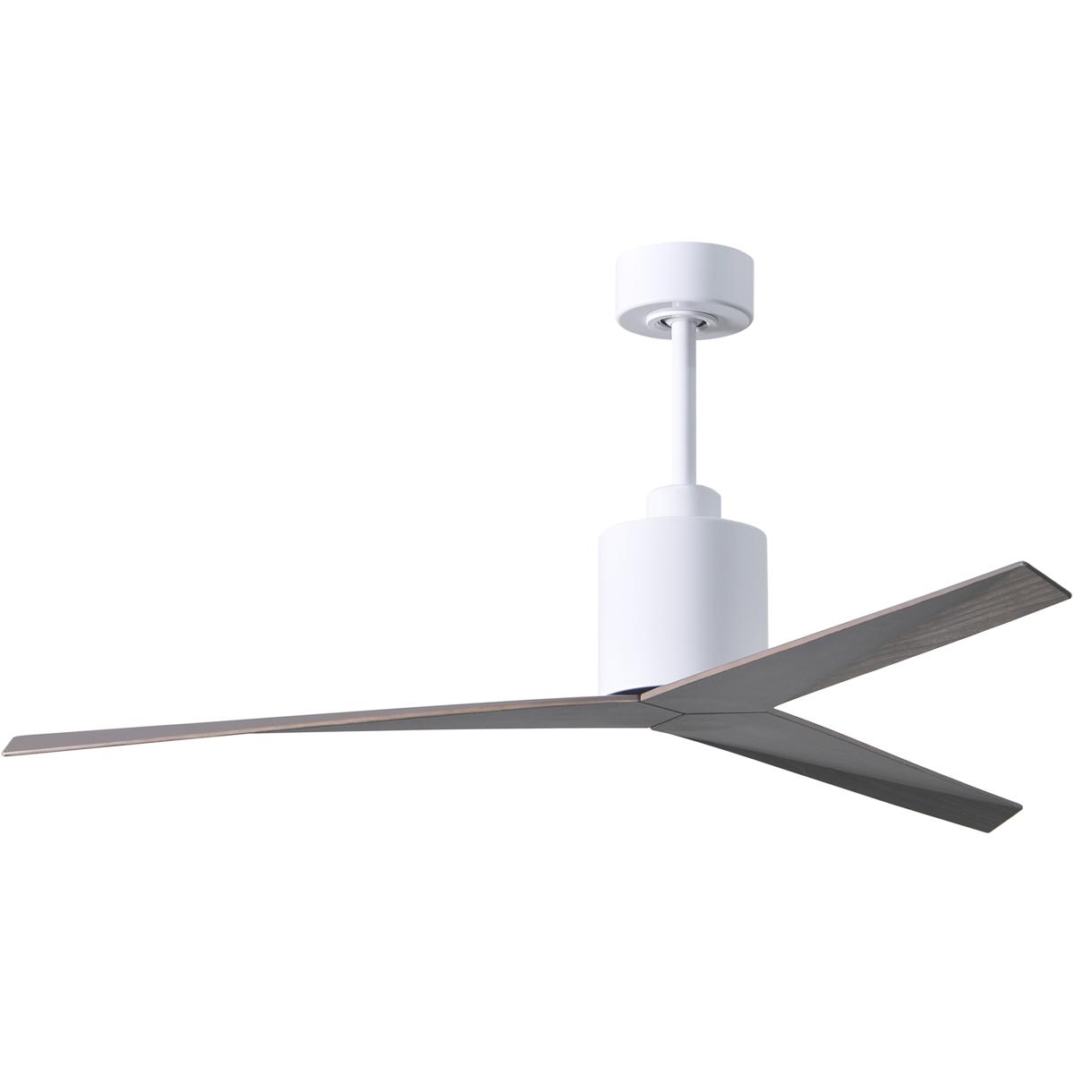Matthews Fan Co EK-WH-OO Atlas Eliza 56 inch Gloss White with Old Oak Tone Blades Ceiling Fan