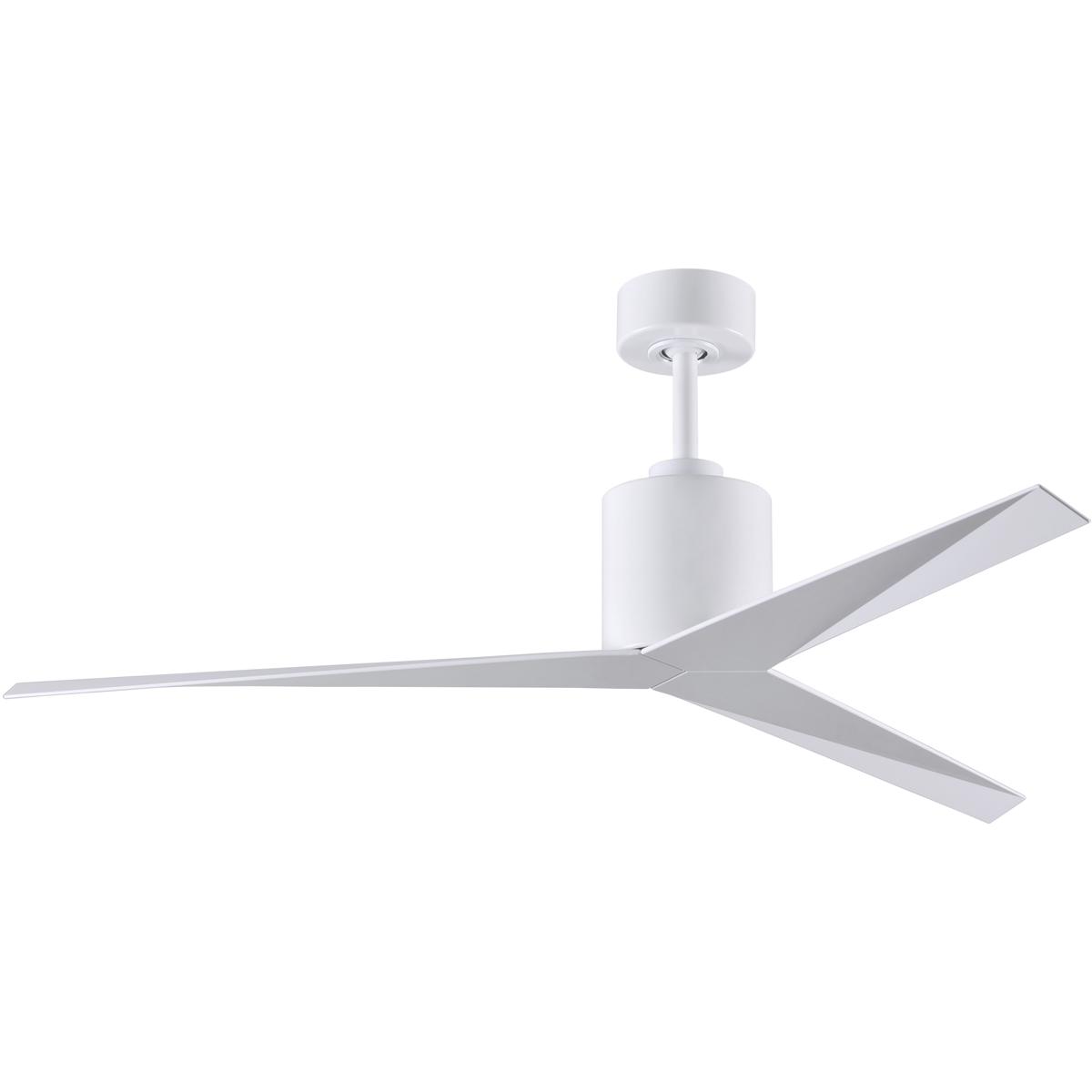 Matthews Fan Co EKWHWH Atlas Eliza 56 inch Gloss White Ceiling Fan