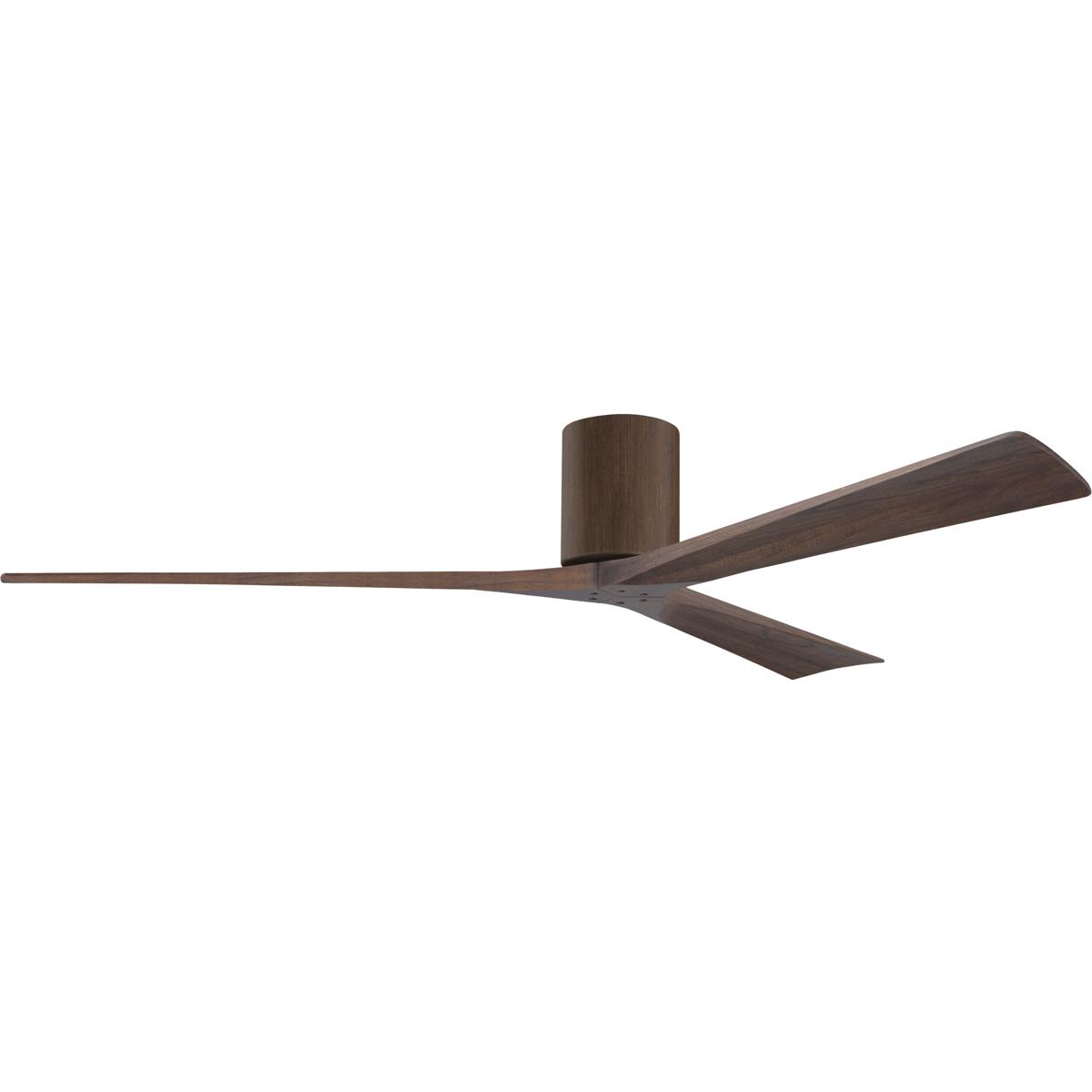 Matthews Fan Co IR3H-WN-WA-72 Atlas Irene-3H 72 inch Walnut Tone Flush Mount Paddle Fan
