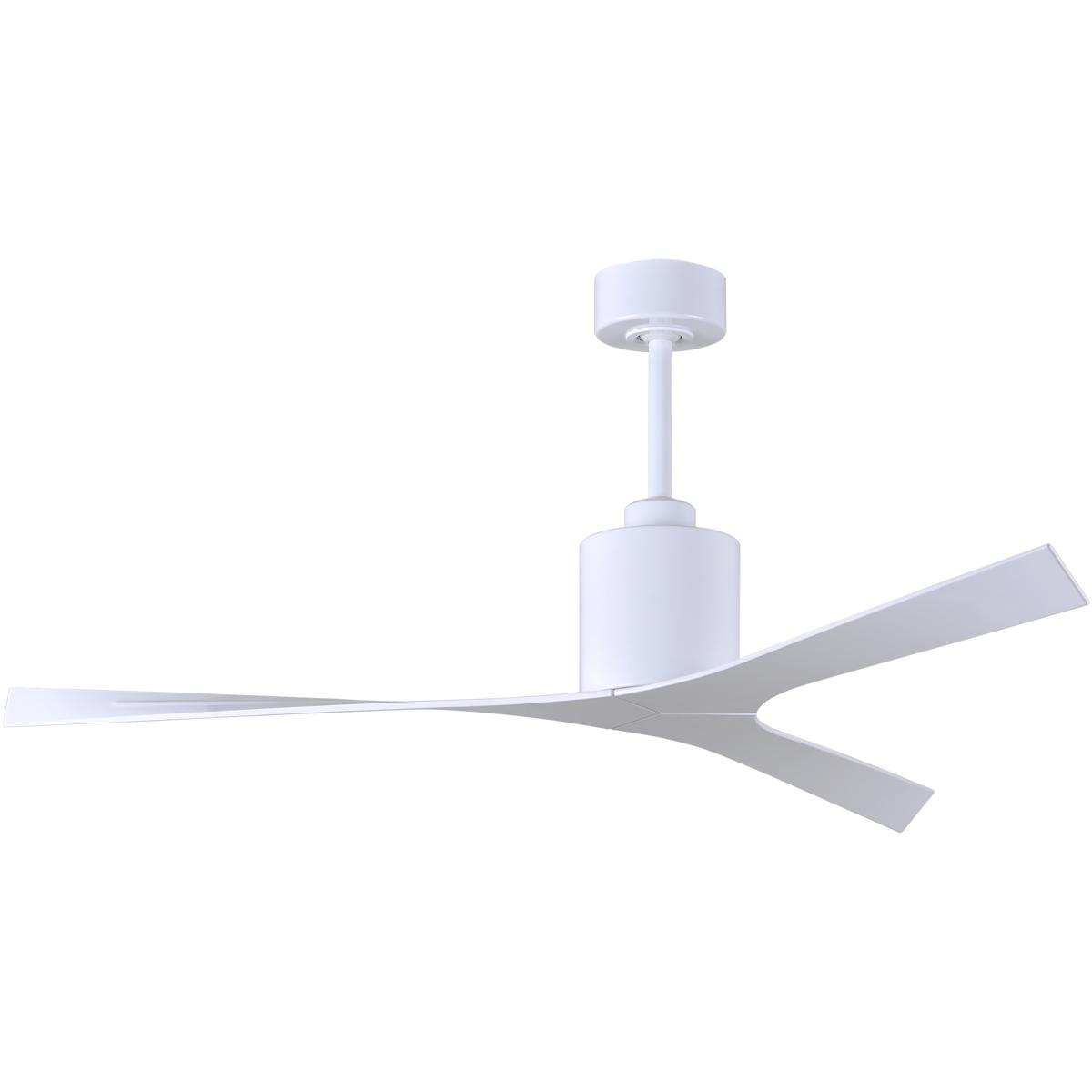 Matthews Fan Co MKWHWH Atlas Molly 56 inch Gloss White Ceiling Fan