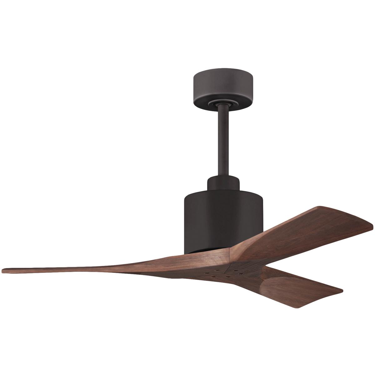 Matthews Fan Co NK-TB-WA-42 Atlas Nan 42 inch Textured Bronze with Walnut Tone Blades Ceiling Fan