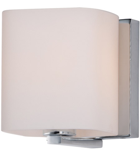 Details about   Maxim Wrap 11251SWPC Polished Chrome 1-Light 6" Tall Bathroom Sconce 
