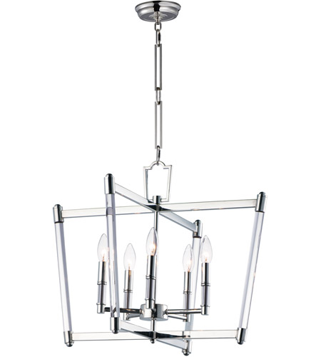 Maxim 16103CLPN Lucent 5 Light 23 inch Polished Nickel Chandelier Ceiling Light photo