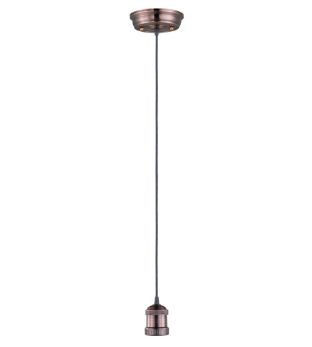 Antique Copper Pendant Light maxim 25018acp mini hi bay 1 light 5 inch antique copper pendant ceiling light