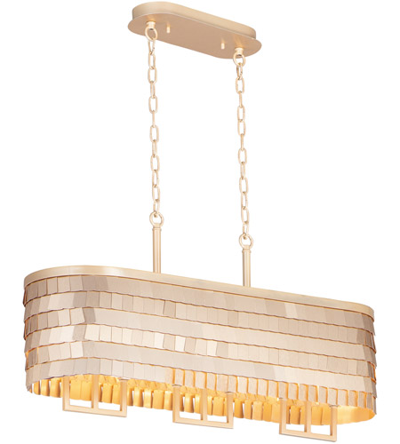 Maxim 26368CHPGLD Glamour 6 Light 11 inch Champagne/Gold Chandelier Ceiling Light photo
