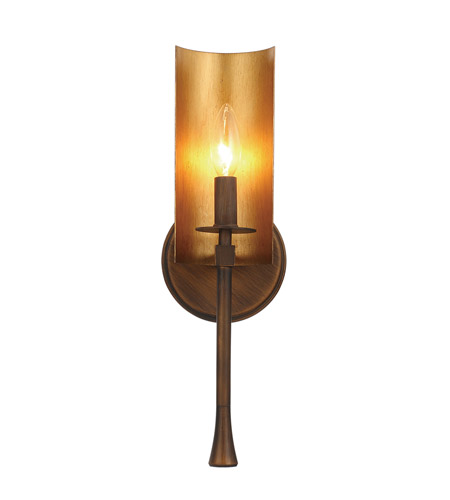 Maxim 30291CHBGLD Candella 1 Light 5 inch Chestnut Bronze and Gold Wall Sconce Wall Light photo
