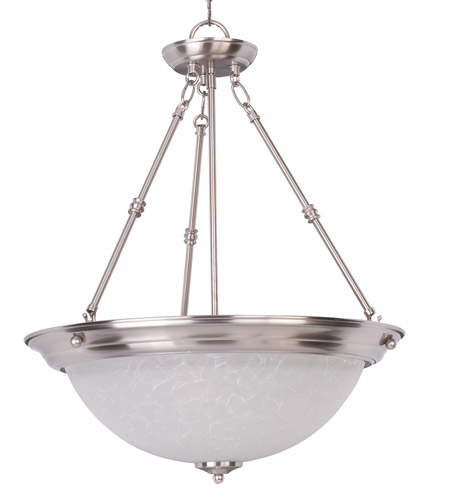 584X Collection Maxim 5846 Nickel 3-Light 20"W Pendant From The Essentials 