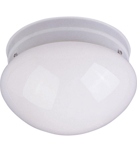 Maxim 5881WTWT Essentials - 588x 2 Light 9 inch White Flush Mount Ceiling Light photo