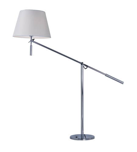 polished chrome table lamp